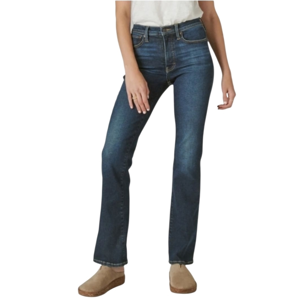 Lucky Brand 33 Bianca High Rise Boot Jeans Bootcut Stretchy Denim 16 / 33 R